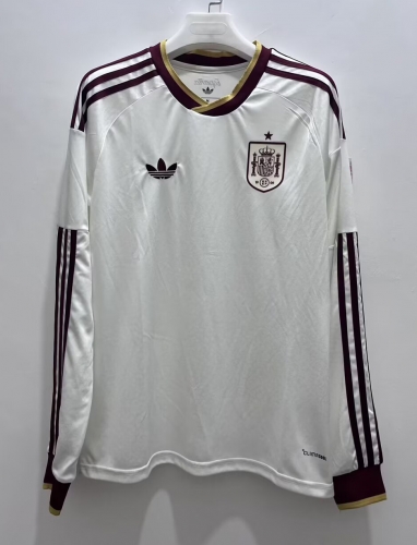 2026 Spain Away Long Sleeve Soccer Jersey